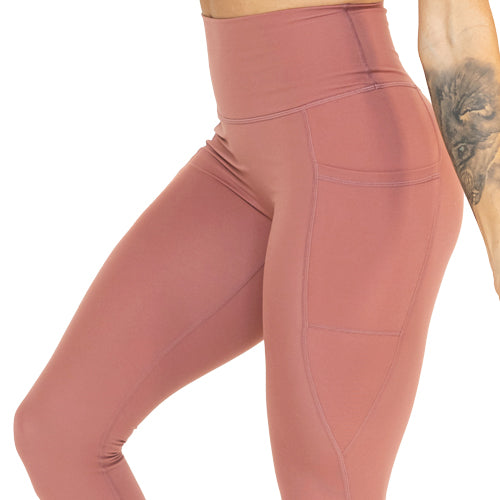 Yogalicious Solid Pink Yoga Pants Size S - 68% off