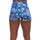 back of the starry night patterned shorts