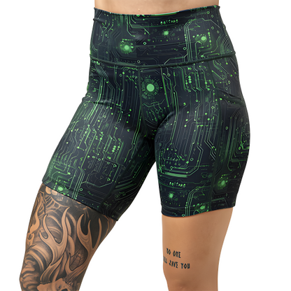 7 inch matrix themed shorts