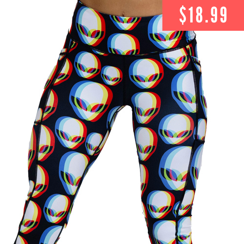 $18.99 alien patterned leggings