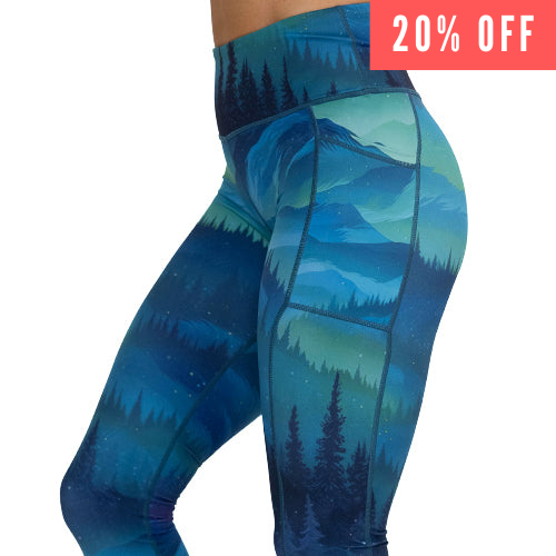 20% off the Aurora Borealis Leggings