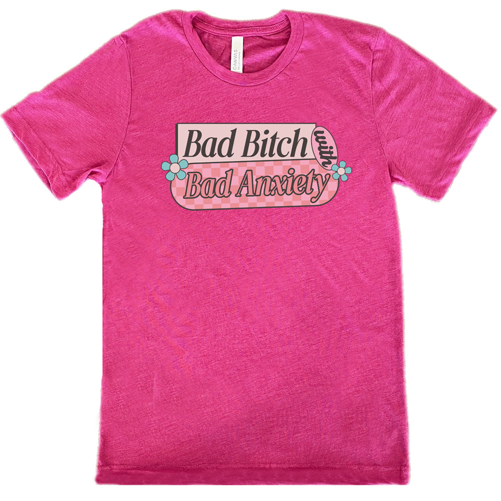 Berry Bad Bitch With Bad Anxiety Unisex Shirt