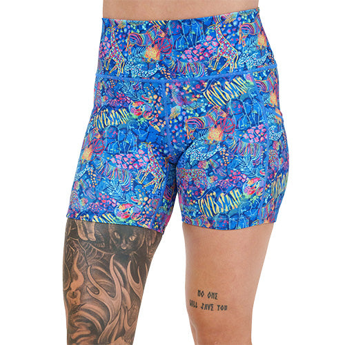 5 inch colorful animal themed shorts