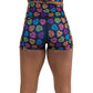 back of the 2.5 inch valentine heart candy print shorts