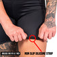 non slip strip on black shorts