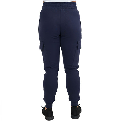 back of the navy blue joggers