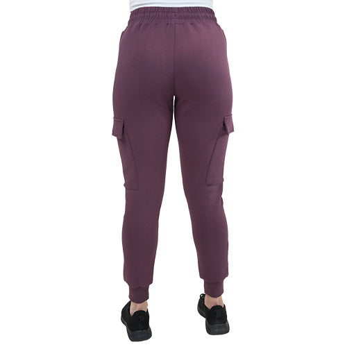 back of the maroon joggers