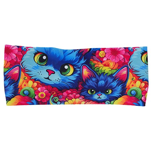 cat patterned headband