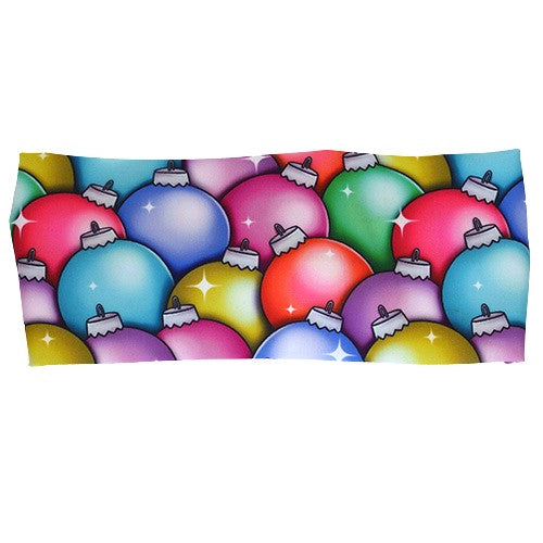 Christmas ornaments print headband 