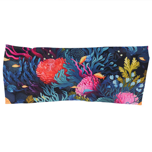 coral reef patterned headband