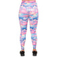 back of the cloud patterned leggings