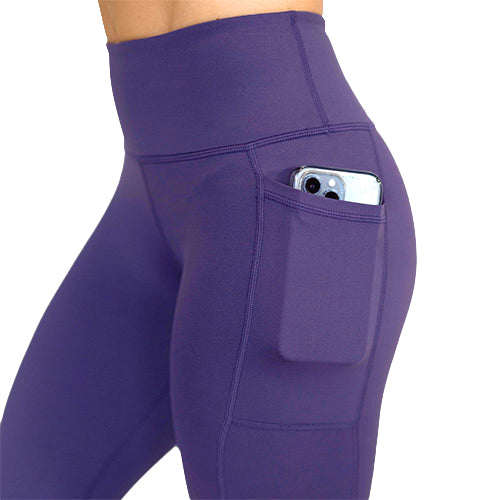 Pink and Purple Sports Legging for women with eggplants – PROUD TO BE ME  fashion