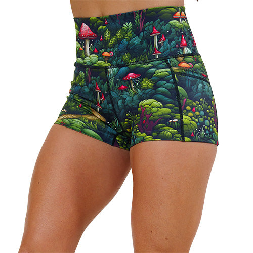 2.5 inch enchanted forest themed shorts