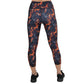 back of the flame print leggings