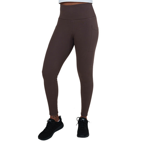 brown fleece leggings