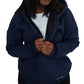 navy blue fleece zip up