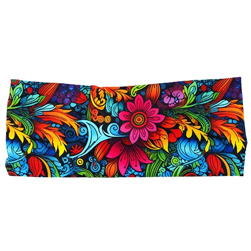 floral swirl patterned headband