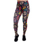 sugar skull patterned leggings