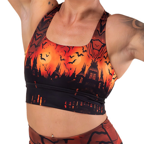 haunted house sports bra