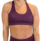 heather berry sports bra