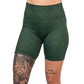 7 inch heather green shorts