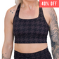 Longline Bra | Houndstooth