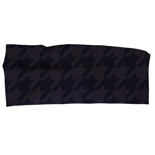 houndstooth patterned headband 