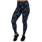 skull kettlebell print leggings