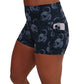 side pocket on the skull kettlebell print shorts