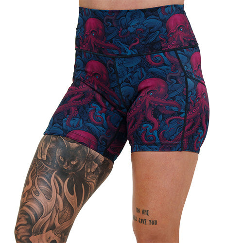 5 inch octopus patterned shorts