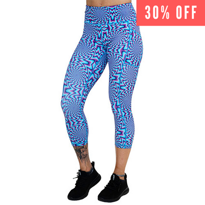 Constantly Varied Gear, Pants & Jumpsuits, Constantly Varied Gear Cvg  Cotton Candy Swirl Capri Crossfit Leggings Size Xl