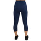 back of the navy blue leggings