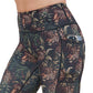 side pocket on the leopard and leaves patterned leggings