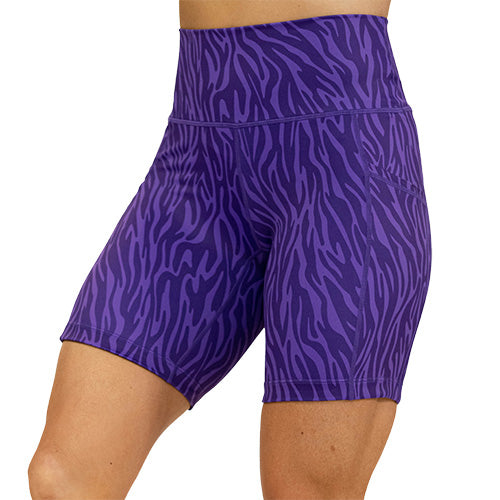 Women's Purple Workout Shorts