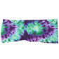 purple and green tie dye headband