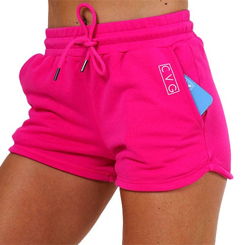 side pocket on the pink shorts