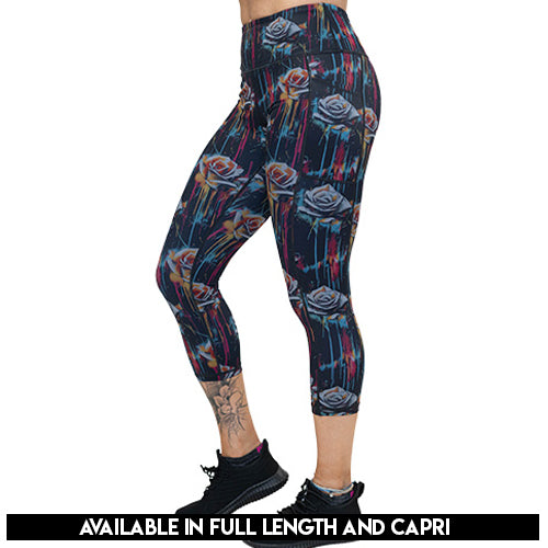 Constantly Varied Gear, Pants & Jumpsuits, Constantly Varied Gear Cvg  Paint Splatter Capri Leggingssize Large