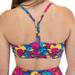 back of the rubber duck print sports bra