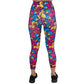 back of the rubber duck print leggings