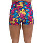 back of the rubber duck print shorts