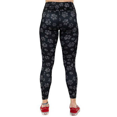 Paw print running tights best sale