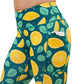 side pocket on the lemon patterned leggings