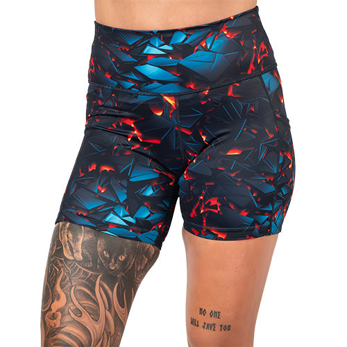 5 inch lava themed shorts