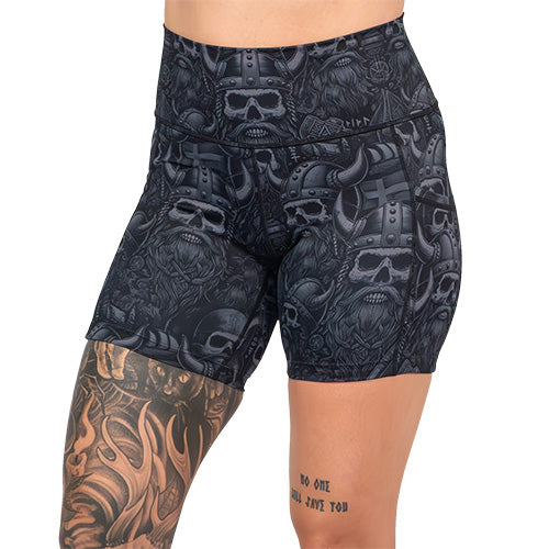 5 inch viking print shorts