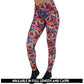 colorful sunflower patterned leggings available lengths