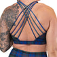 back of the plaid sports bra