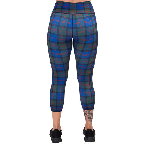 back of the plaid leggings