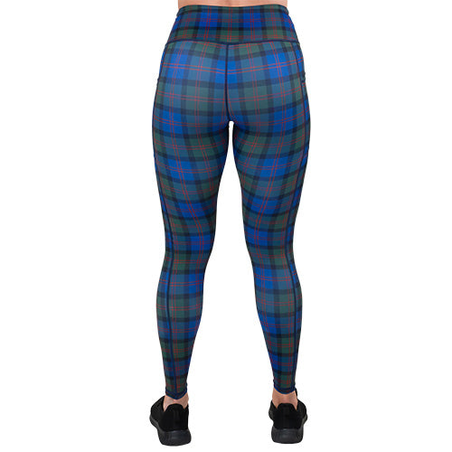 back of the plaid leggings