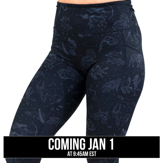 zodiac print leggings coming soon