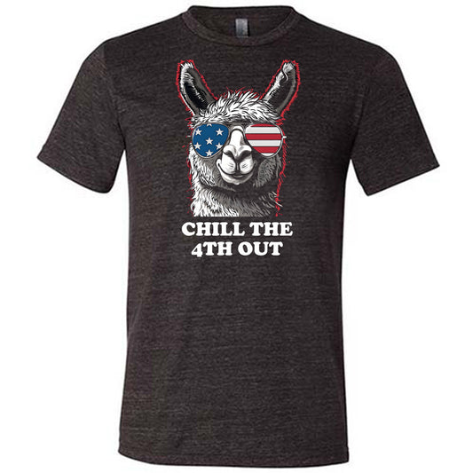 black Chill The 4th Out Llama Unisex Shirt